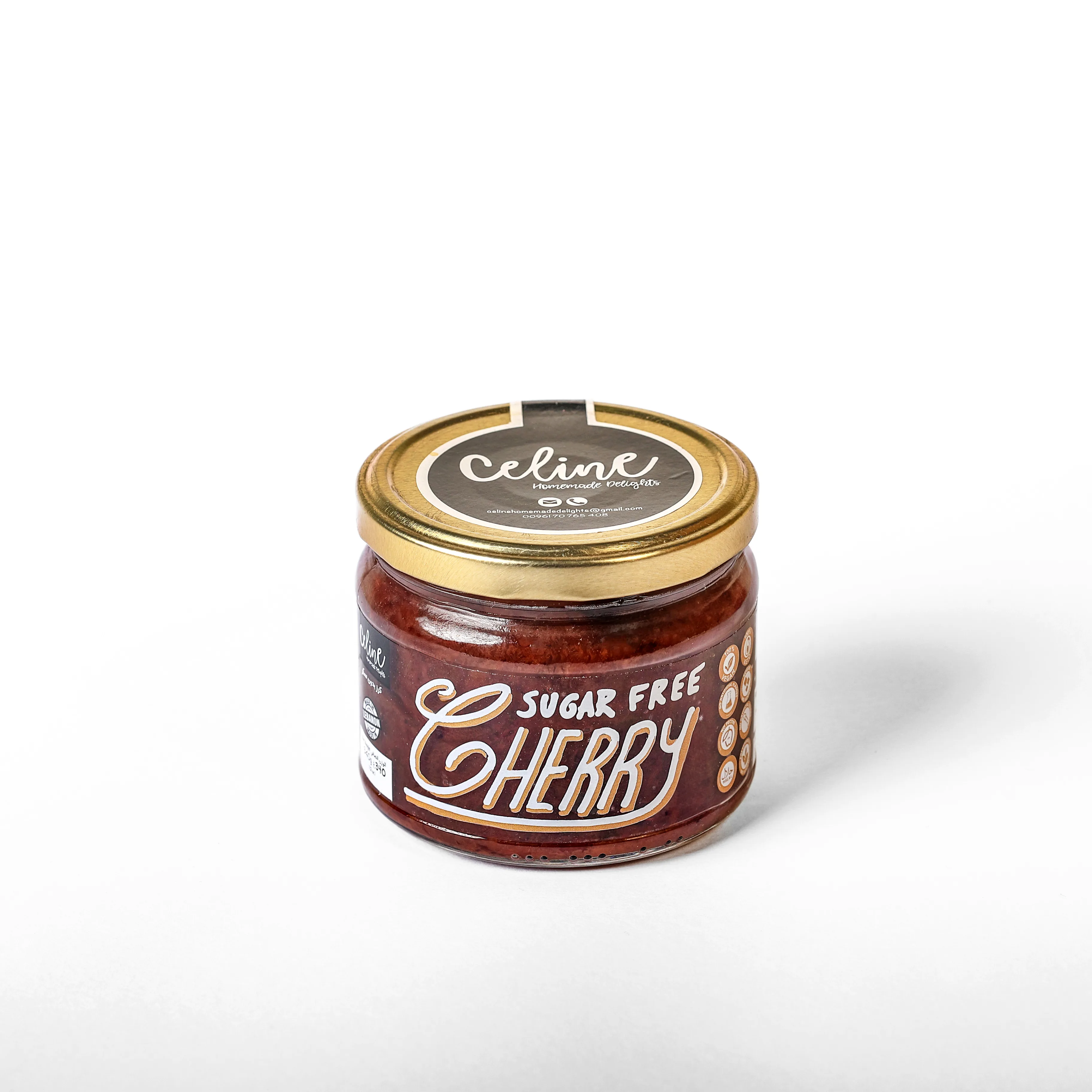Cherry Spread (Sugar Free) - Celine artisan Lebanese product