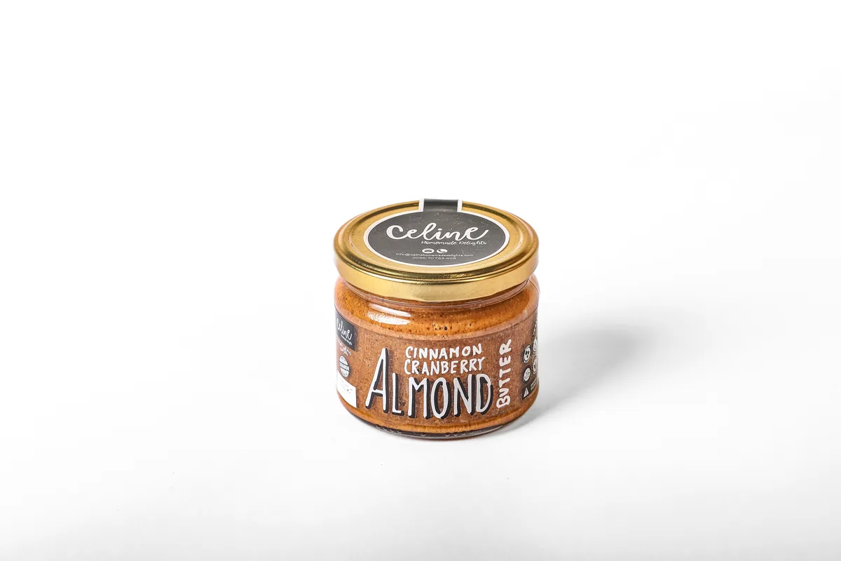 Almond Butter Cinnamon Cranberry - Celine artisan Lebanese product