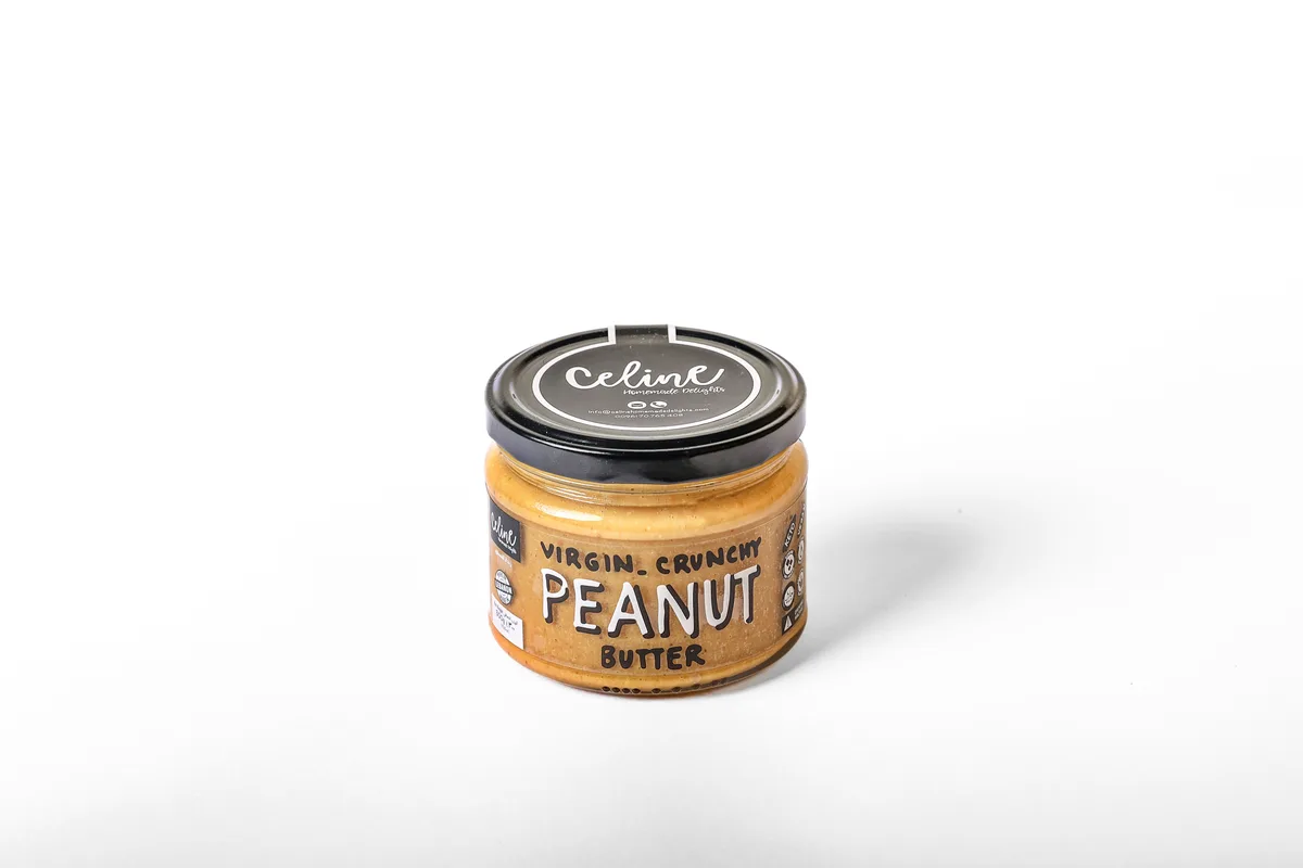 Virgin Crunchy Peanut Butter - Celine artisan Lebanese product