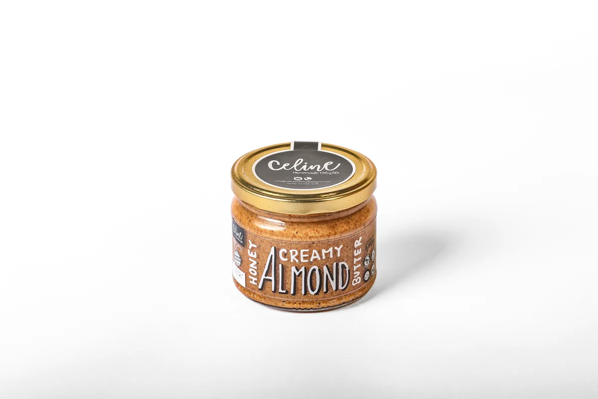 Almond Butter Honey Creamy - Celine artisan Lebanese product