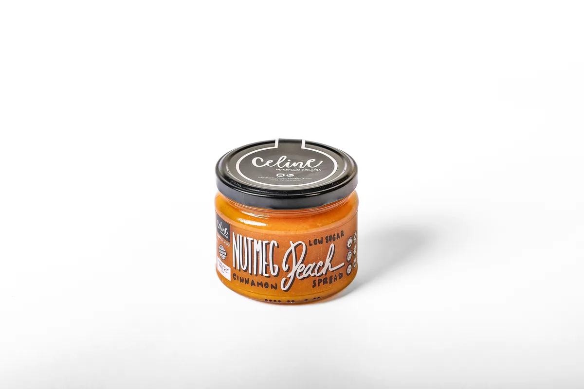 Peach Nutmeg cinnamon Spread - Celine artisan Lebanese product