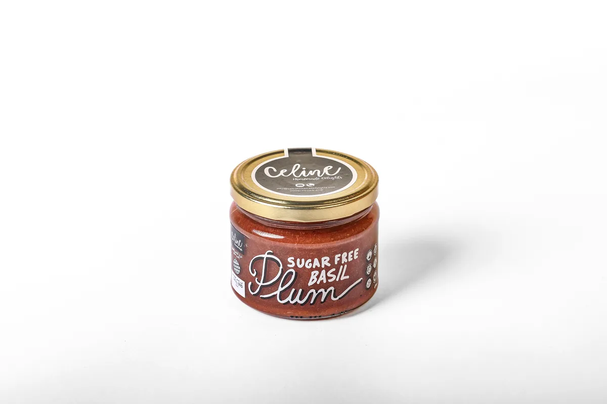 Plum Basil Sugar Free - Celine artisan Lebanese product