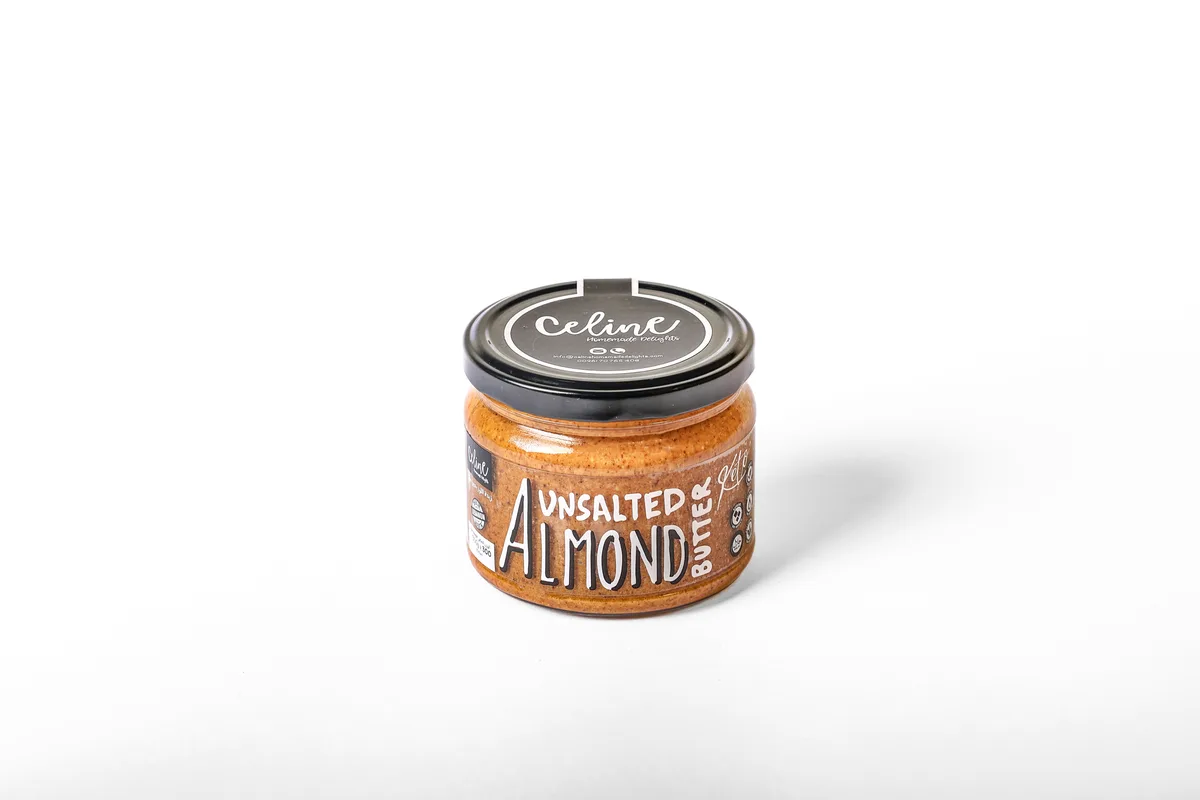 Unsalted Almond Butter - Celine artisan Lebanese product