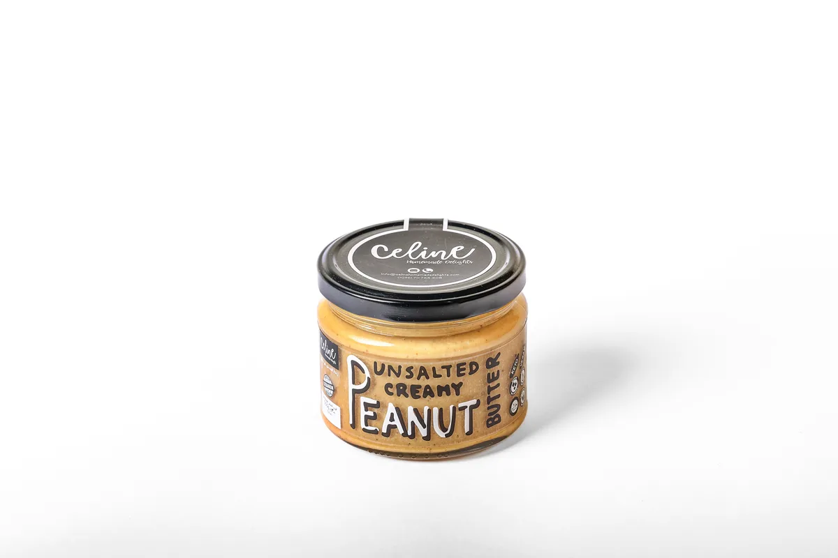 Unsalted Creamy Peanut Butter - Celine artisan Lebanese product
