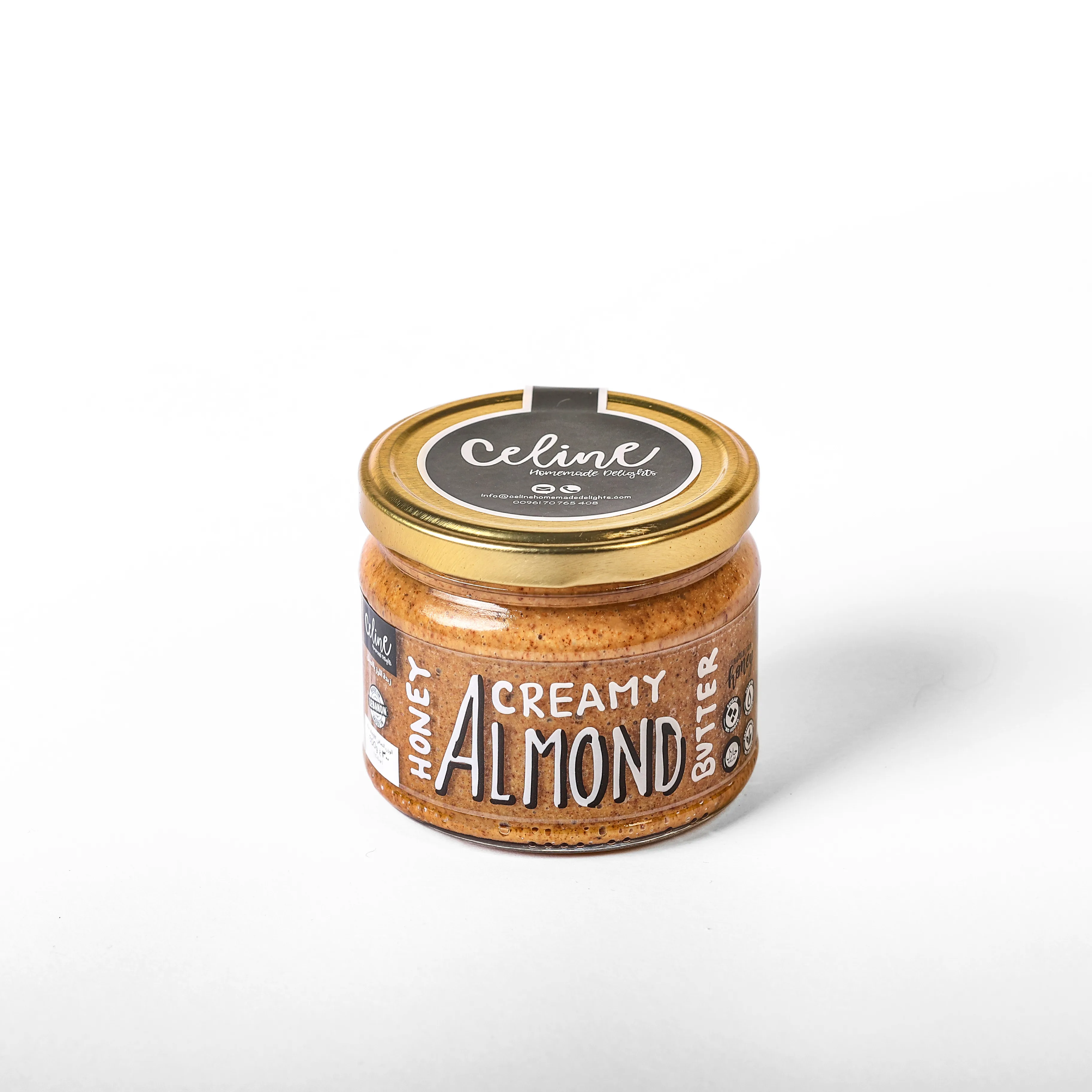 Almond Butter Honey Creamy - Celine artisan Lebanese product