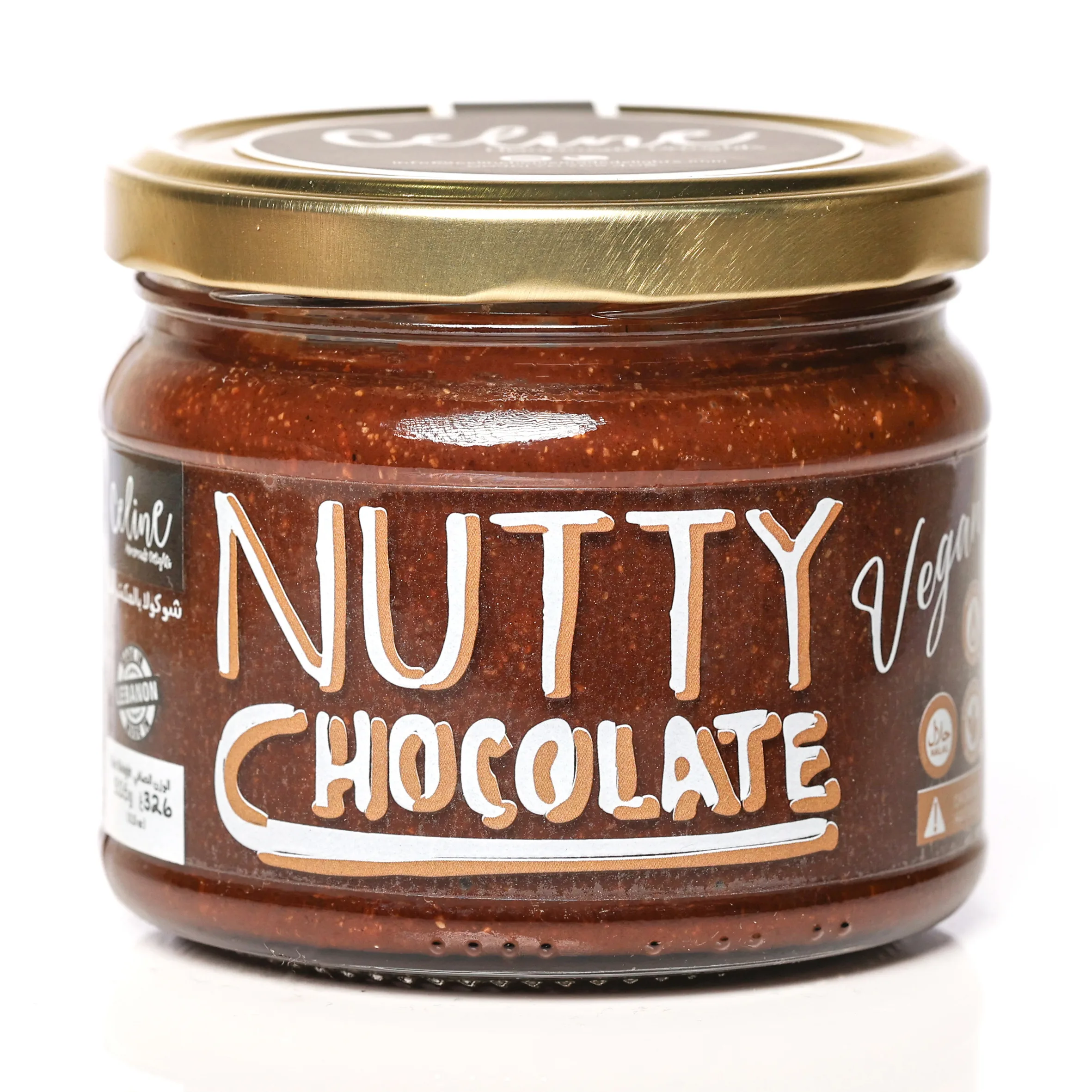 Nutty Chocolate Vegan - Celine artisan Lebanese product