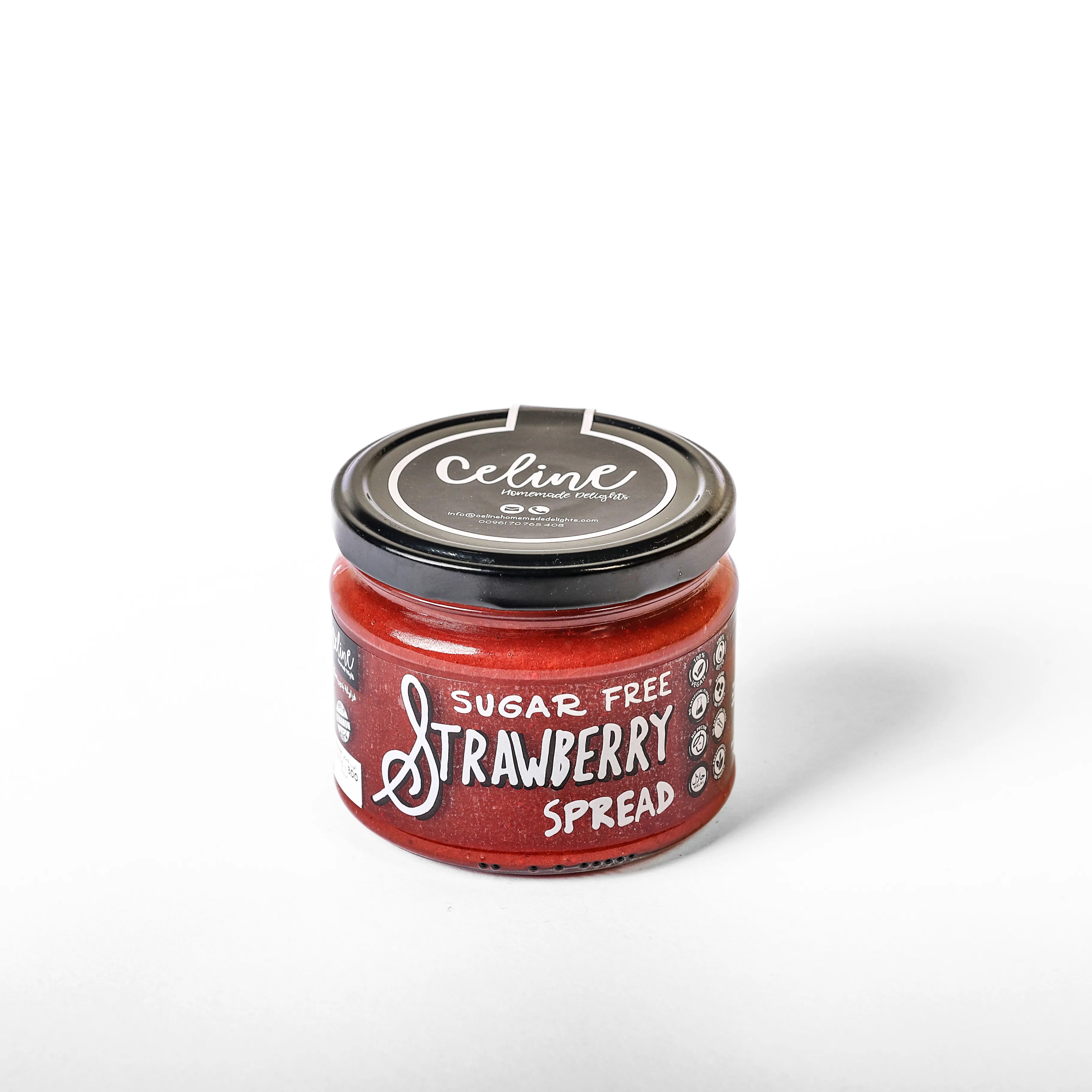 Strawberry Spread (Sugar Free) - Celine artisan Lebanese product